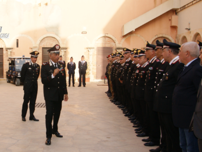 Il Comandante Della Legione Carabinieri Sicilia Spina In Visita A